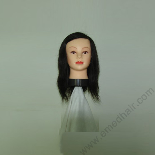 human hair training mannequin head